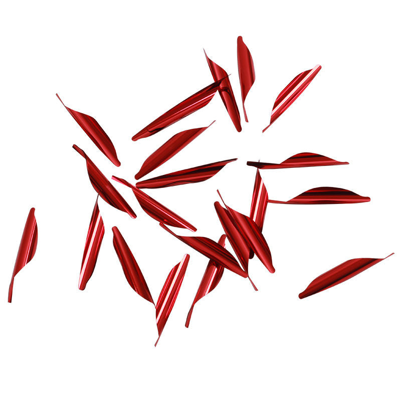 White Smoke SPG Archery Spin Vanes 1.8 Inch Helix Plastic Arrow Fletching, 50 Pcs SPG