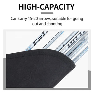 Lavender SPG Arrow Bag – Oxford Fabric Waist & Hip Quiver (Black/Camo) SPG