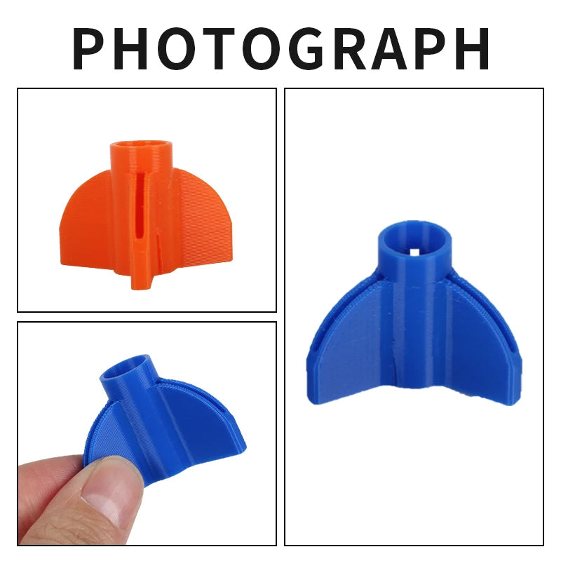 Dark Slate Blue SPG Archery Arrow Feather Protective Cover – Portable ABS Feather Protector (6 Pack) SPG