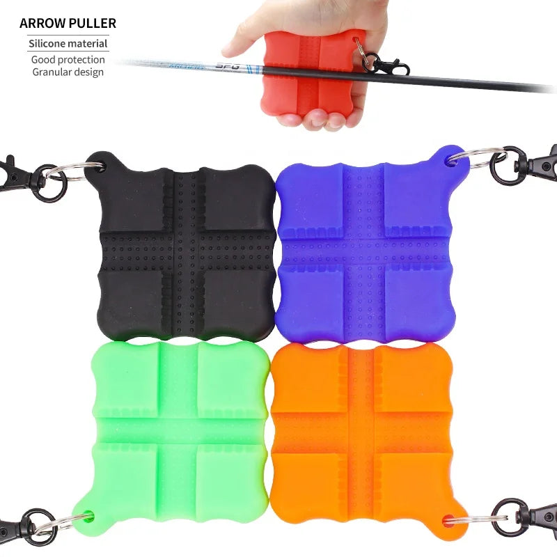 Cadet Blue SPG Arrow Puller Silicone Grip Tool for Archery Arrow Removal SPG