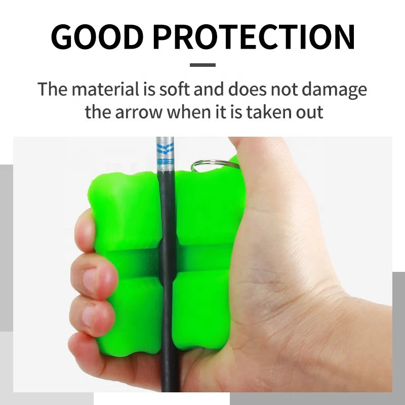 Forest Green SPG Arrow Puller Silicone Grip Tool for Archery Arrow Removal SPG