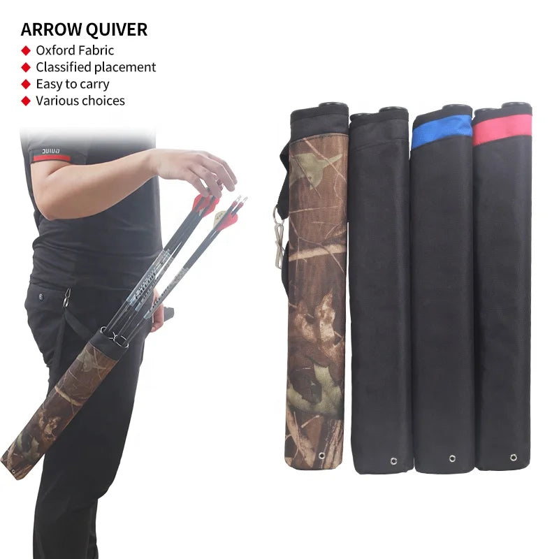 SPG Arrow Quiver 2 Tube Oxford Fabric Lightweight Archery Holder
