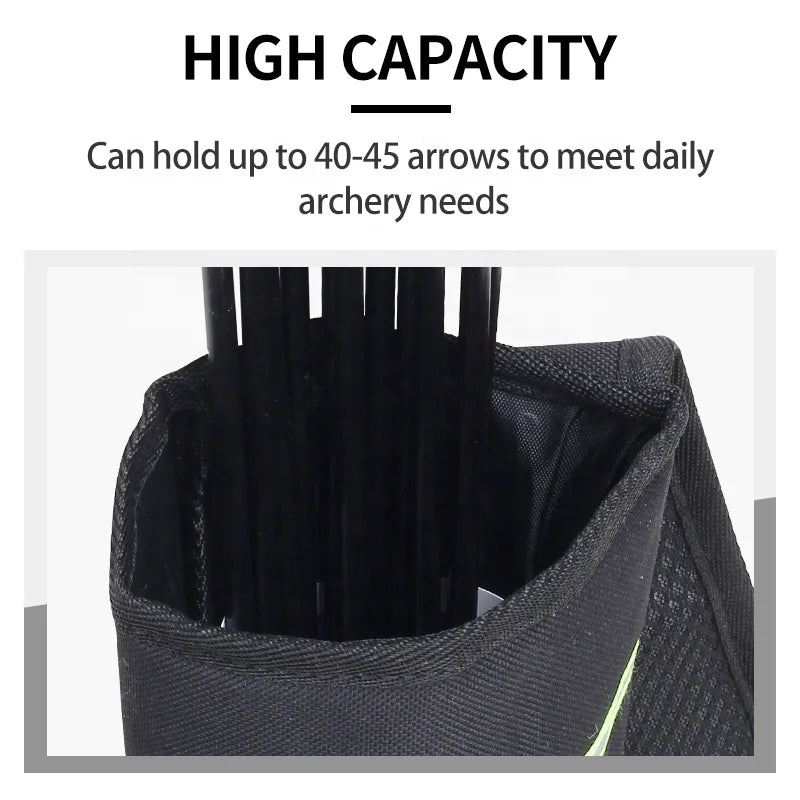 White Smoke SPG Arrow Quiver Bag – Oxford Cloth Back & Hip Carry Arrow Holder SPG