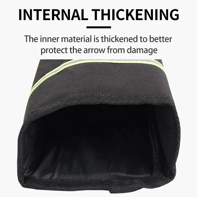 Dark Slate Gray SPG Arrow Quiver Bag – Oxford Cloth Back & Hip Carry Arrow Holder SPG