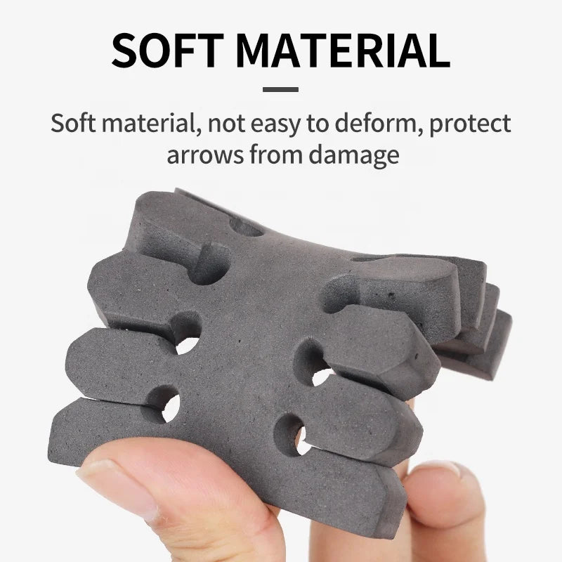 Dim Gray SPG Arrow Rack Black – Lightweight 12-Slot PE Sponge Arrow Holder SPG