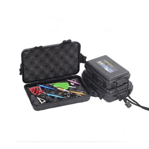 Dark Slate Gray SPG Broadhead &amp; Arrow Tip Storage Box – Foam-Lined Protective Case (Black) SPG