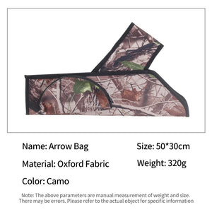 Dim Gray SPG Arrow Bag – Oxford Fabric Waist & Hip Quiver (Black/Camo) SPG