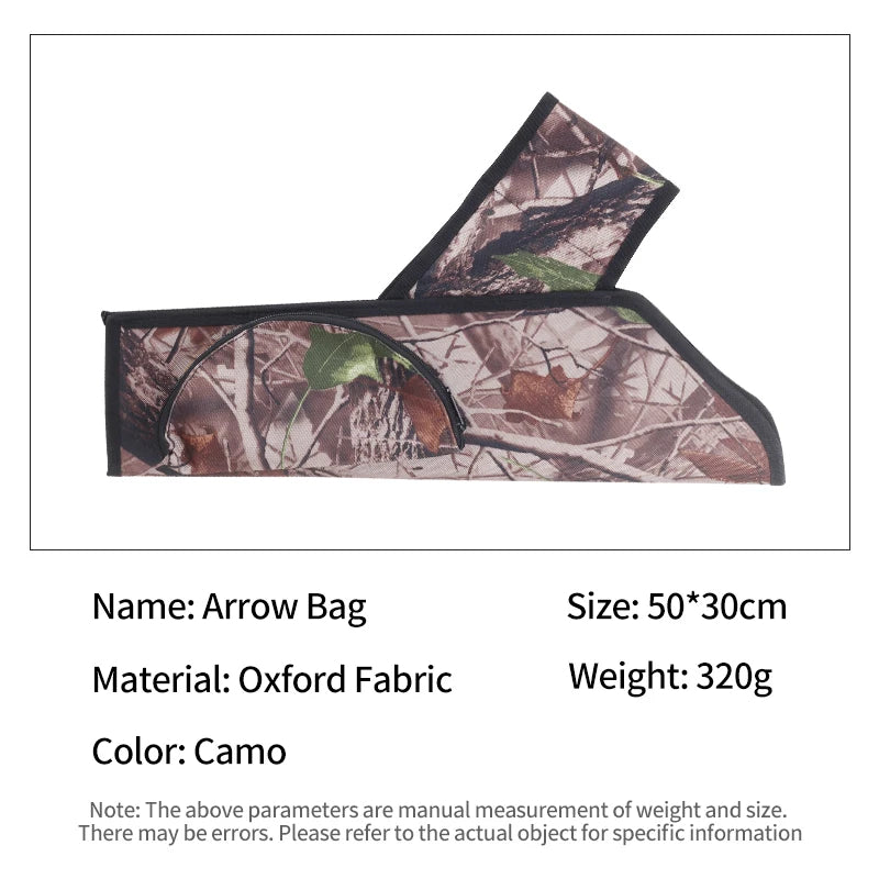 Dim Gray SPG Arrow Bag – Oxford Fabric Waist & Hip Quiver (Black/Camo) SPG