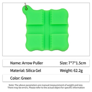 Medium Sea Green SPG Arrow Puller Silicone Grip Tool for Archery Arrow Removal SPG