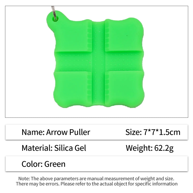 Medium Sea Green SPG Arrow Puller Silicone Grip Tool for Archery Arrow Removal SPG