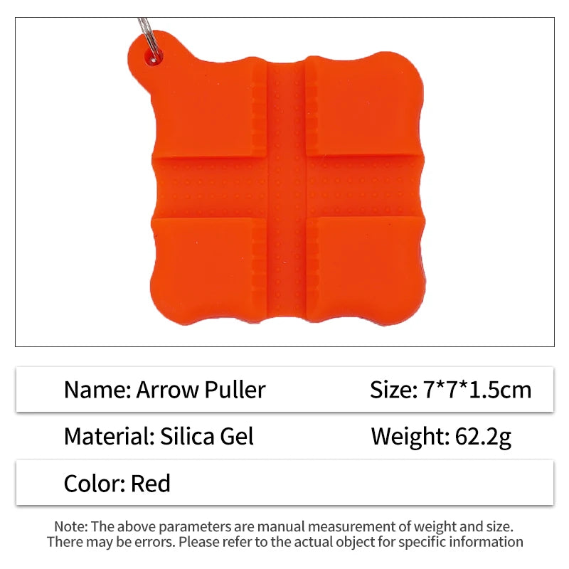 Orange Red SPG Arrow Puller Silicone Grip Tool for Archery Arrow Removal SPG