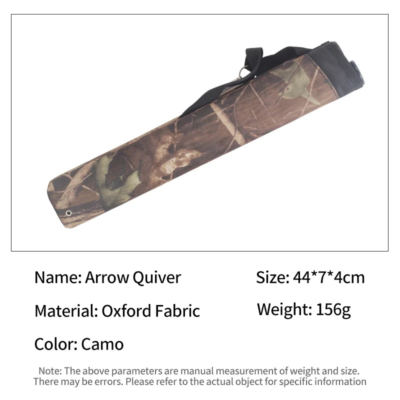 SPG Arrow Quiver 2 Tube Oxford Fabric Lightweight Archery Holder