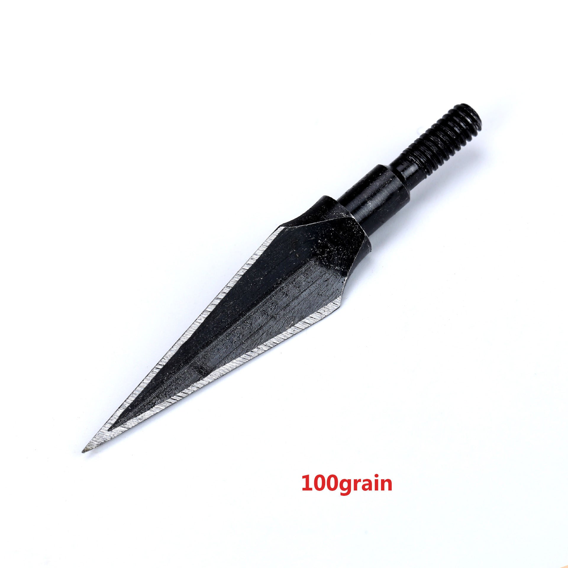 White Smoke 125/150 Grain Traditional Screw-In Broadheads Arrow Tips – Steel Arrowheads for Recurve, Compound & Crossbow Arrows INDIAN SLINGSHOT