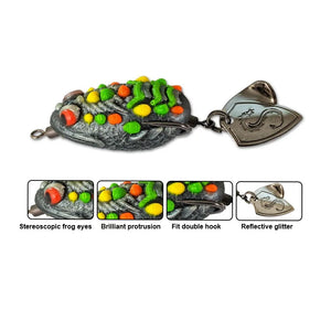 White Smoke Artificial Soft Frog Fishing Lure 4cm 7g – Topwater Floating MARKSMAN