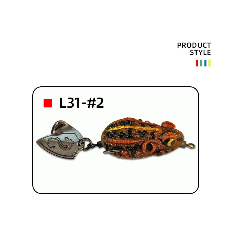 White Smoke Artificial Soft Frog Fishing Lure 4cm 7g – Topwater Floating MARKSMAN