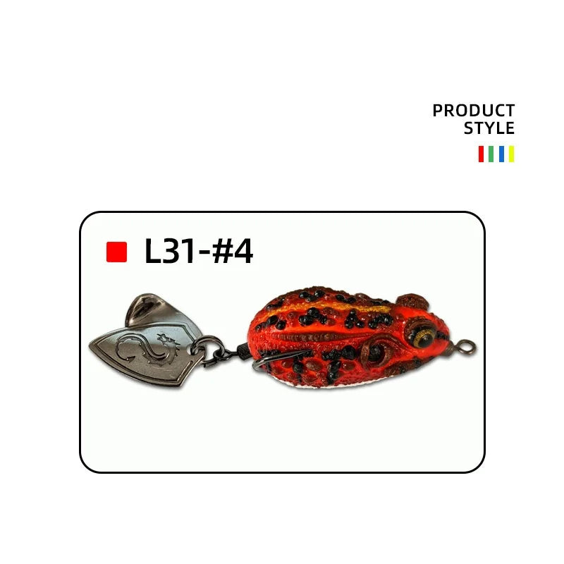 White Smoke Artificial Soft Frog Fishing Lure 4cm 7g – Topwater Floating MARKSMAN