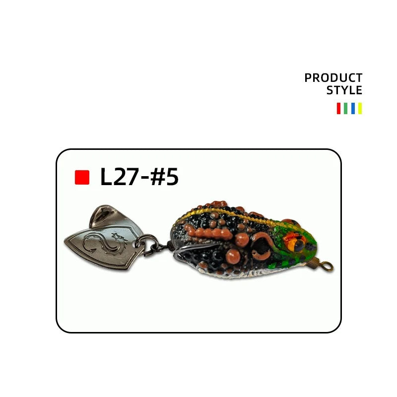 White Smoke Artificial Soft Frog Fishing Lure 4cm 7g – Topwater Floating MARKSMAN