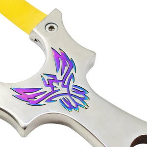 Light Gray Aurora Griffon G2 Stainless Steel Slingshot MARKSMAN