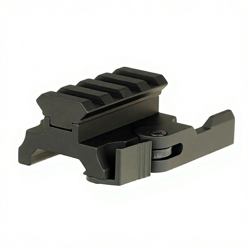 White Smoke RAILSTACK AutoLock Quick Release Riser Mount – Aluminum Alloy, 3 Height Options MARKSMAN