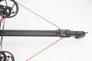 White Smoke BAT Compound Bow with Composite Fiber Limbs, Iron Sights and Adjustable 40–80 lbs Draw Weight for Outdoor Recreational Sports INDIAN SLINGSHOT