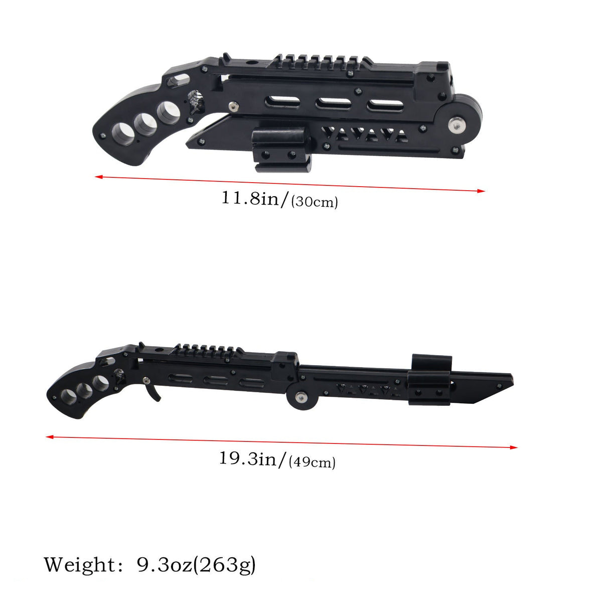 White Smoke BLACKFORGE ABS Folding Dual-Purpose Crossbow MARKSMAN