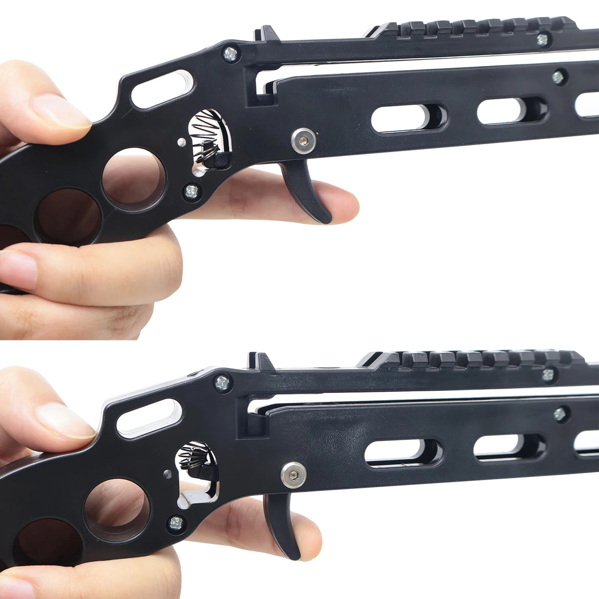 White Smoke BLACKFORGE ABS Folding Dual-Purpose Crossbow MARKSMAN