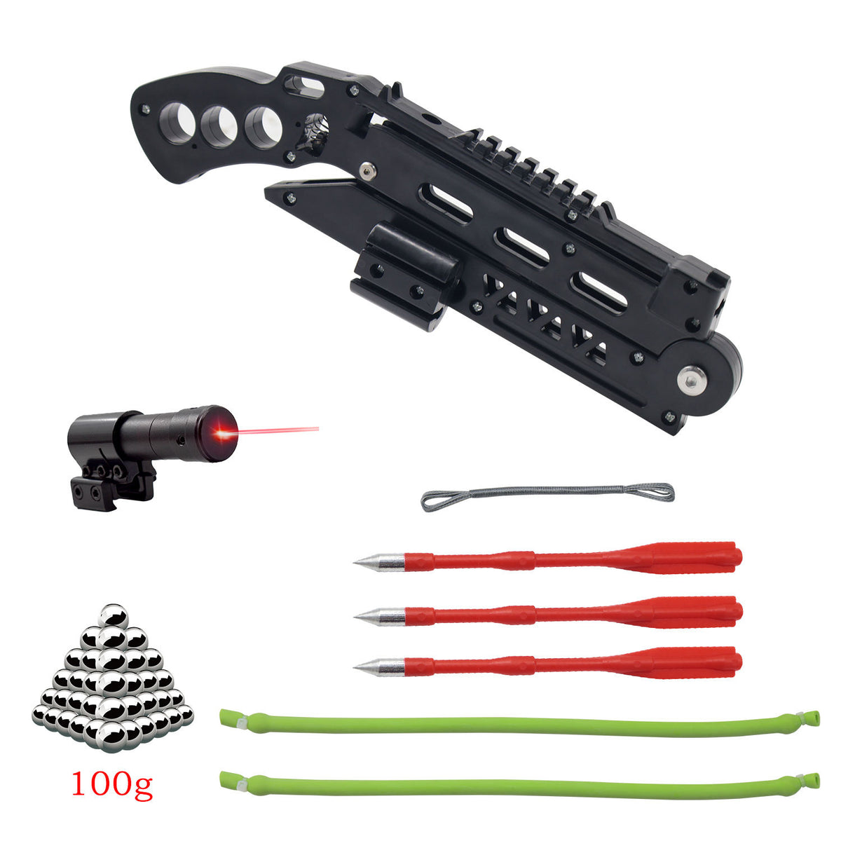 White Smoke BLACKFORGE ABS Folding Dual-Purpose Crossbow MARKSMAN