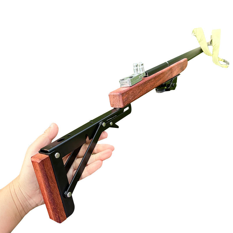 White Smoke BLACK WOLF Telescopic Slingshot INDIAN SLINGSHOT
