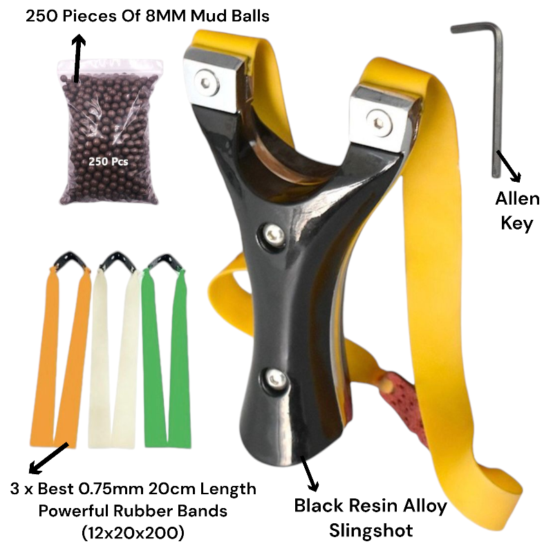 Goldenrod Resin Alloy Portable Pocket Slingshot SLINGSTER