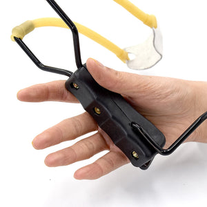 White Smoke BLACK STINGER Metal Wrist Folding Outdoor Slingshot MARKSMAN