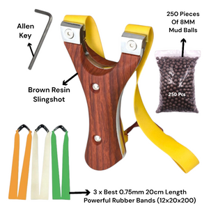 Sienna Resin Alloy Portable Pocket Slingshot SLINGSTER