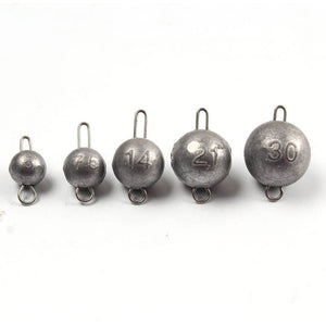 White Smoke Ball Type Fishing Sinker – Lead Fishing Weights INDIAN SLINGSHOT