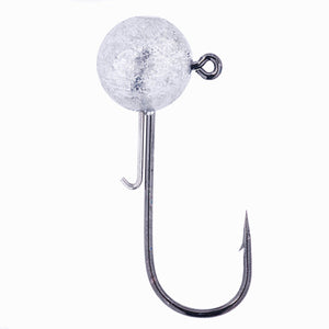 White Smoke 65pcs/Box Bass Pike Fishing 5g Jig Head Hook with 65mm Soft Worm Lures Fishing Lure Kit MARKSMAN