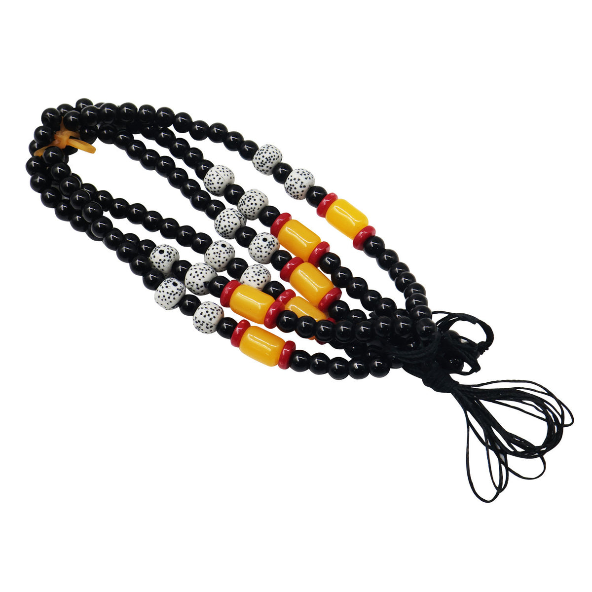 White Smoke BEADLOX Anti-Drop Beaded Wrist Strap for Slingshots INDIAN SLINGSHOT