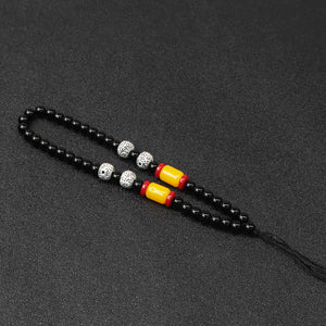 Dark Slate Gray BEADLOX Anti-Drop Beaded Wrist Strap for Slingshots INDIAN SLINGSHOT