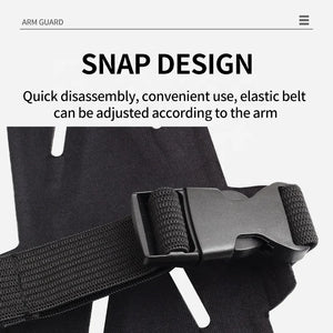 Black SPG Black Arm Guard – Adjustable Compound Forearm Protector SPG