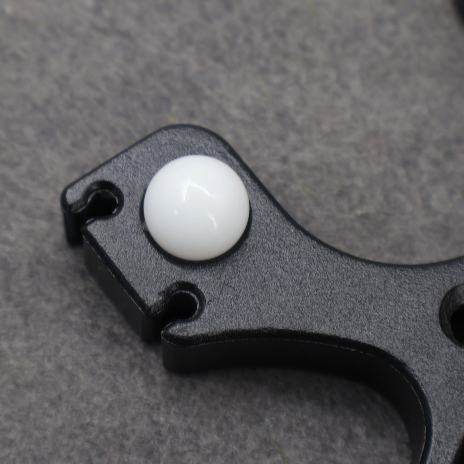 Dim Gray Durable Zinc Alloy Black Double Holes Bow Head | Long Rod Setup Accessory | Lightweight & Strong INDIAN SLINGSHOT