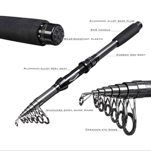 Dark Slate Gray Black Fishing Rod Luya Fishing Tackle Fishing Kit INDIAN SLINGSHOT