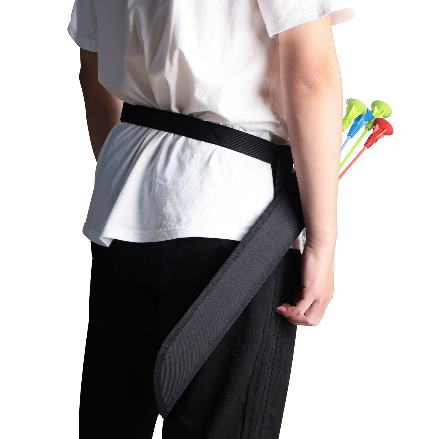White Smoke Black Kids Archery Arrow Carry Bag with Adjustable Shoulder Strap MARKSMAN