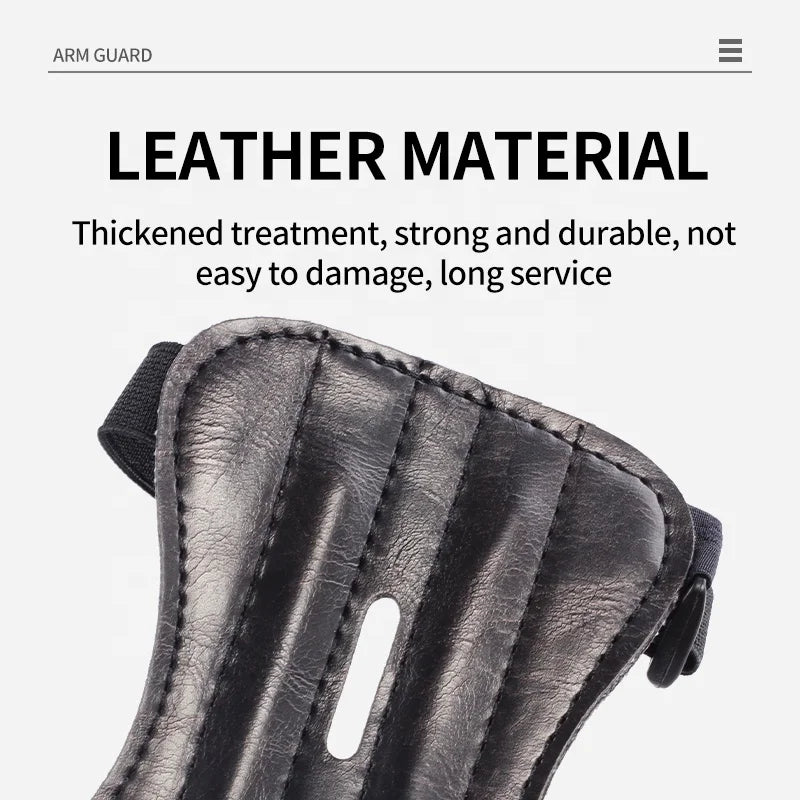 Lavender SPG Black Leather Arm Guard – Adjustable Forearm Protector SPG