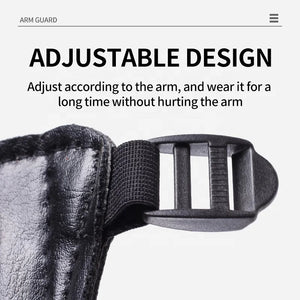 Lavender SPG Black Leather Arm Guard – Adjustable Forearm Protector SPG
