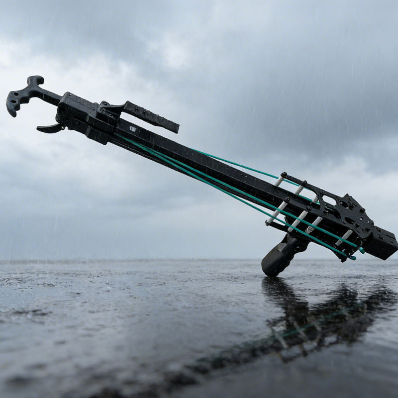 Gray Black Viper Metal Slingshot with Sliding Bow Design for Outdoor Sporting Practice INDIAN SLINGSHOT