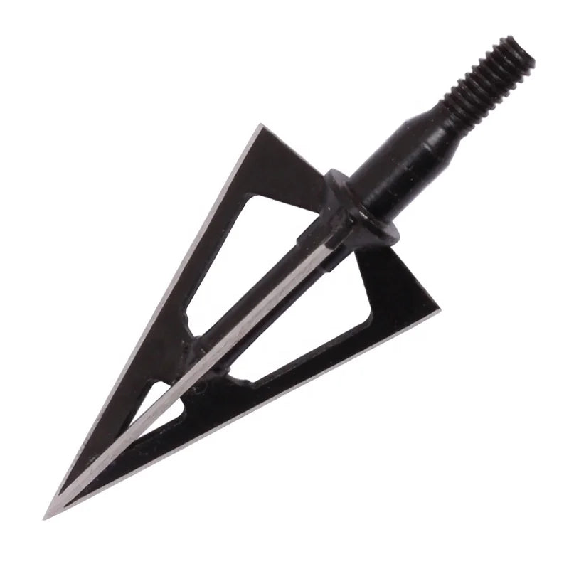 Dark Slate Gray Black Stainless Steel 3-Blade Broadhead – 110 Grain SPG