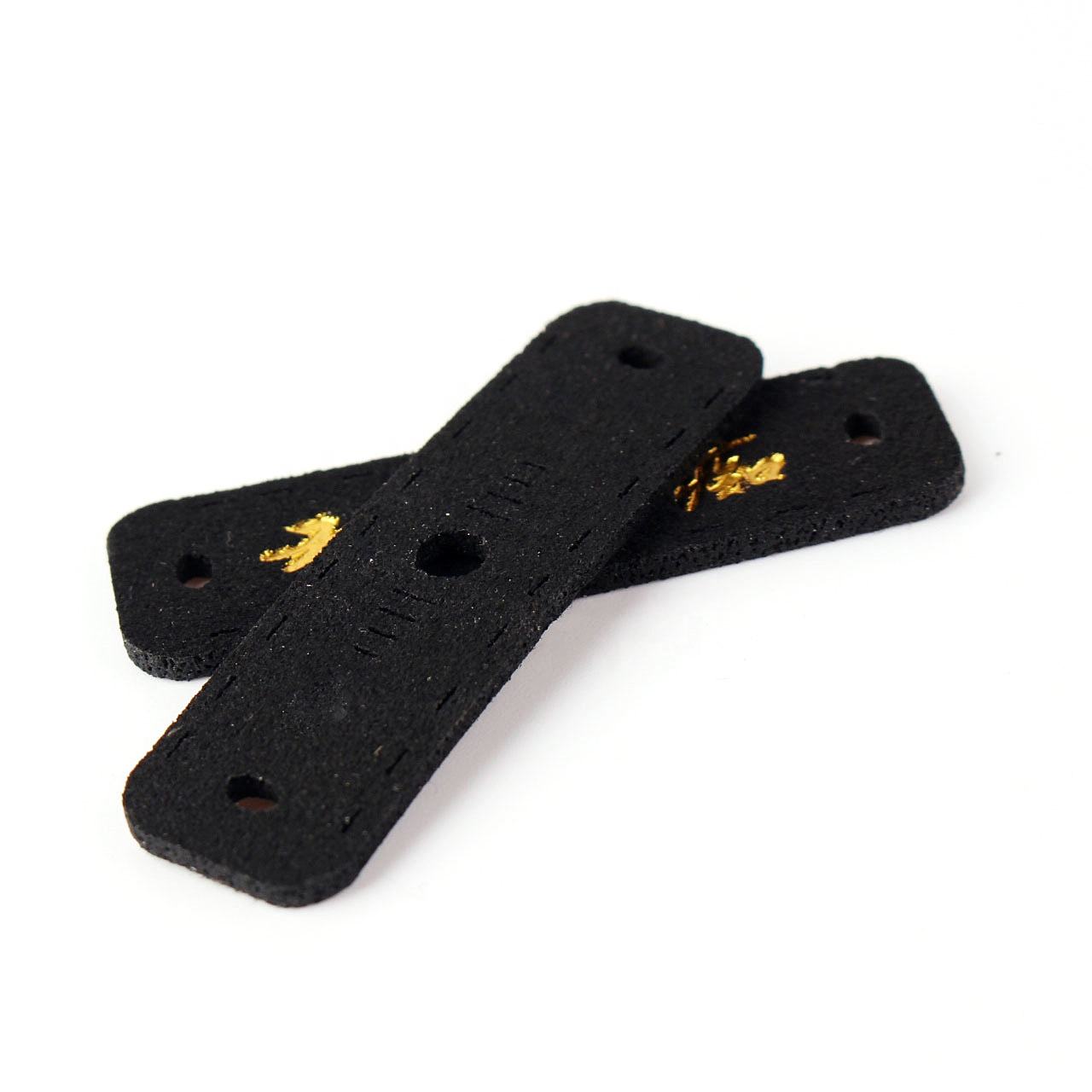 White Smoke Black & Gold 3 cm Superfiber Pit Pouch INDIAN SLINGSHOT