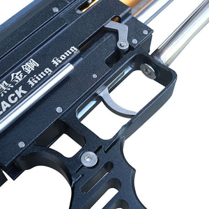 Dark Slate Gray KingBox Slingshot Games Shooting Wrist Outdoor Black Fishing Long Rod Rifle MARKSMAN