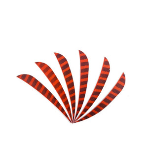 Misty Rose SPG 5-Inch Blue Turkey Feather Arrow Fletching | Drop Shape DIY Vanes SPG