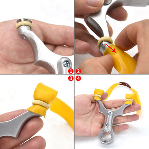 Rosy Brown BoltRing Alloy Slingshot MARKSMAN