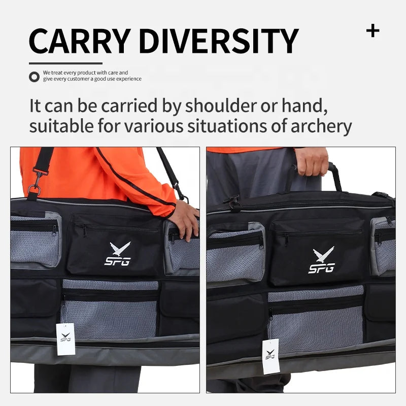 Black SPG Bow Bag – Durable Nylon Archery Case SPG