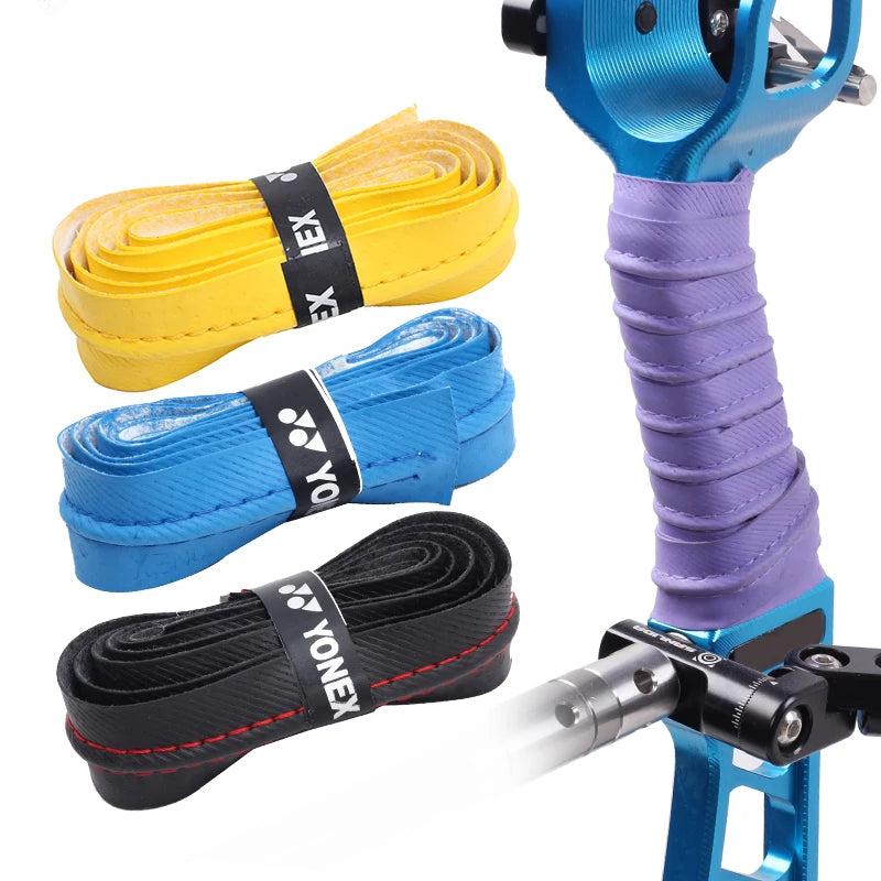 Steel Blue SPG Bow Grip Wrap – Anti-Slip Leather Handle Wrap SPG