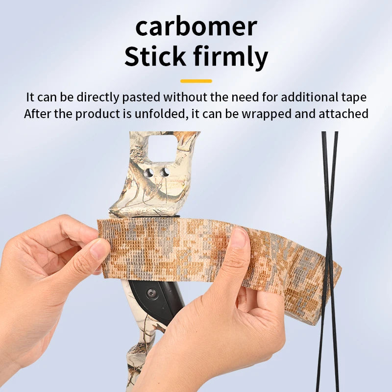 Light Gray SPG Bow Grip Wrap – Camouflage Archery Handle Tape SPG